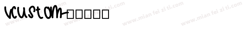 VCustom字体转换