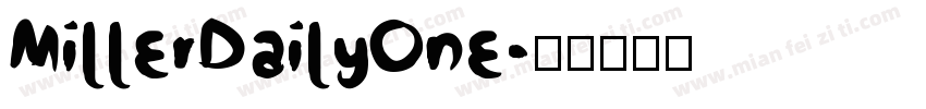 MillerDailyOne字体转换
