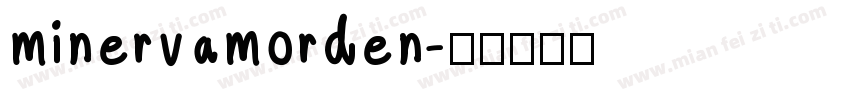 minervamorden字体转换