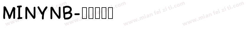 MINYNB字体转换
