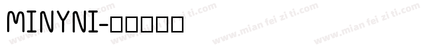 MINYNI字体转换