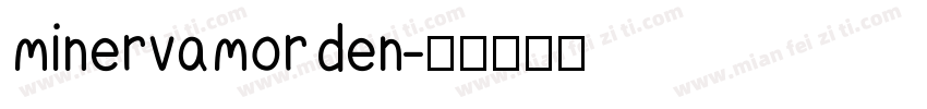 minervamorden字体转换