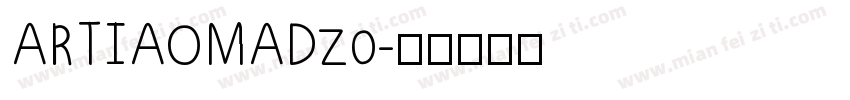 ARTIAOMADZ0字体转换