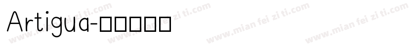 Artigua字体转换