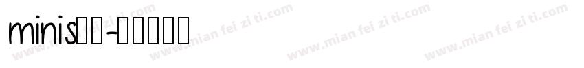minis修符字体转换