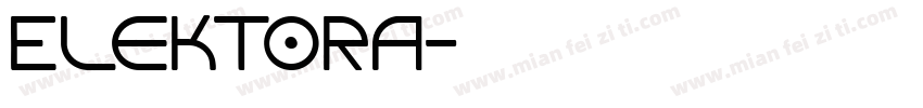 Elektora字体转换