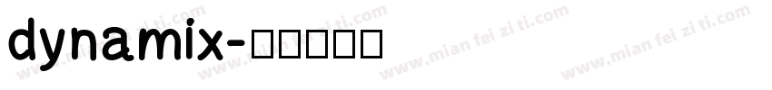 dynamix字体转换