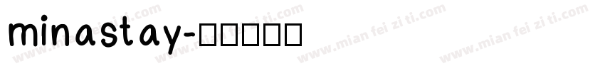 minastay字体转换