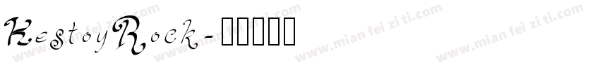 KestoyRock字体转换