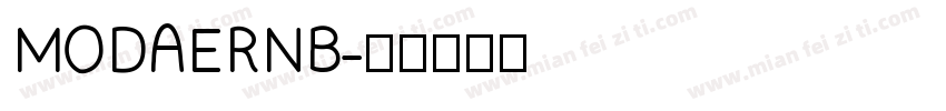 MODAERNB字体转换