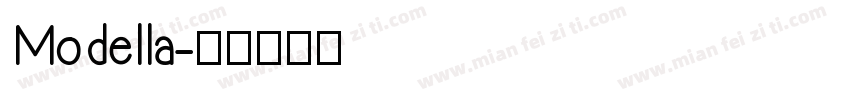 Modella字体转换