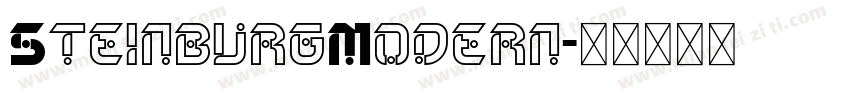 SteinburgModern字体转换