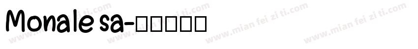 Monalesa字体转换