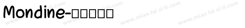 Mondine字体转换