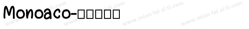 Monoaco字体转换
