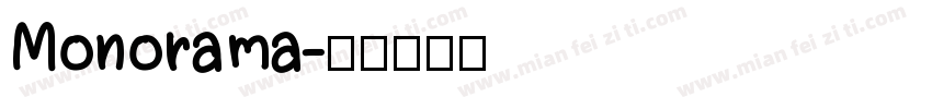 Monorama字体转换