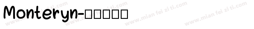 Monteryn字体转换