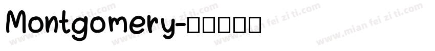 Montgomery字体转换