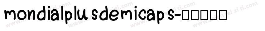 mondialplusdemicaps字体转换