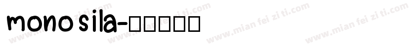 monosila字体转换