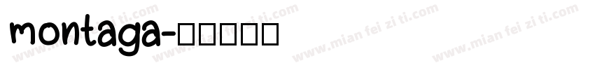 montaga字体转换