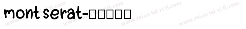 montserat字体转换