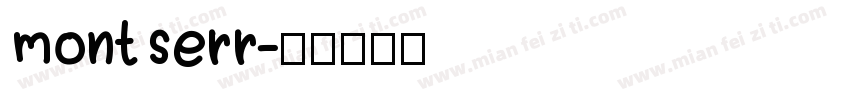 montserr字体转换