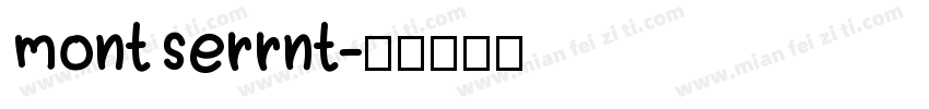 montserrnt字体转换