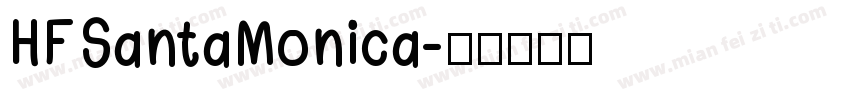 HFSantaMonica字体转换