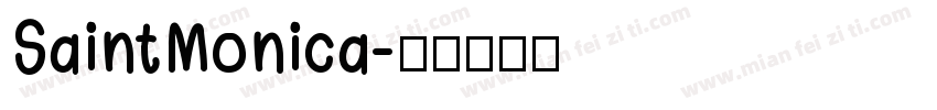 SaintMonica字体转换
