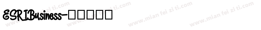 ESRIBusiness字体转换