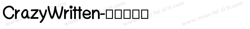 CrazyWritten字体转换