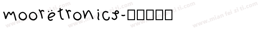 mooretronics字体转换
