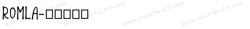 ROMLA字体转换