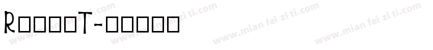RomanT字体转换