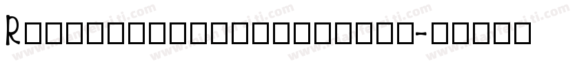 Romancelastsuntildea字体转换