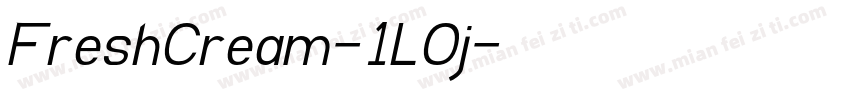 FreshCream-1LOj字体转换