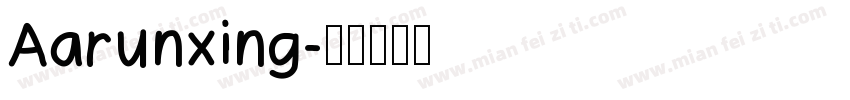 Aarunxing字体转换