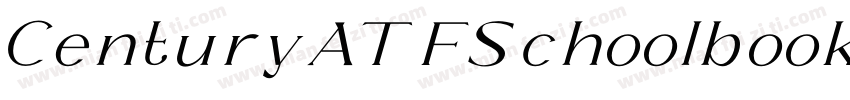 CenturyATFSchoolbookBQ-Italic字体转换