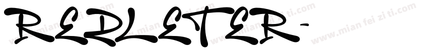 REDLETER字体转换