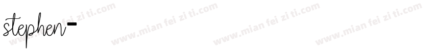 stephen字体转换
