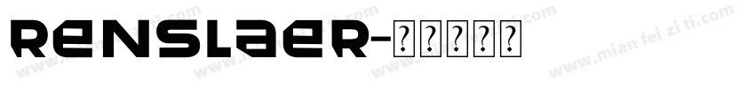 Renslaer字体转换