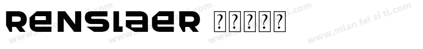 Renslaer字体转换