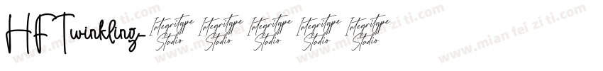 HFTwinkling字体转换