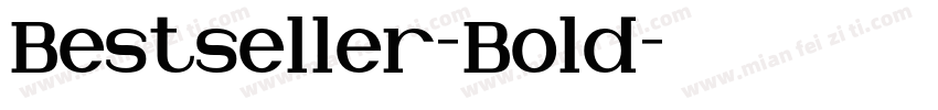 Bestseller-Bold字体转换