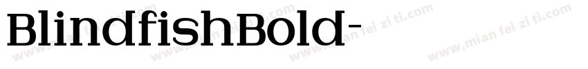 BlindfishBold字体转换