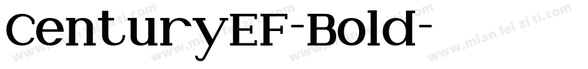 CenturyEF-Bold字体转换