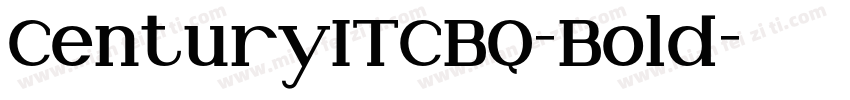 CenturyITCBQ-Bold字体转换