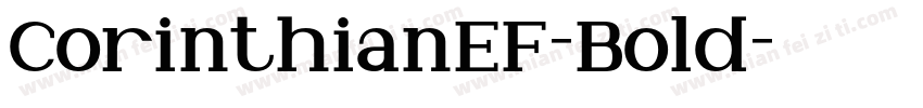 CorinthianEF-Bold字体转换