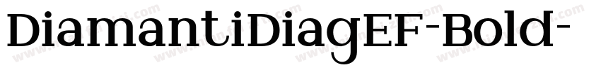 DiamantiDiagEF-Bold字体转换